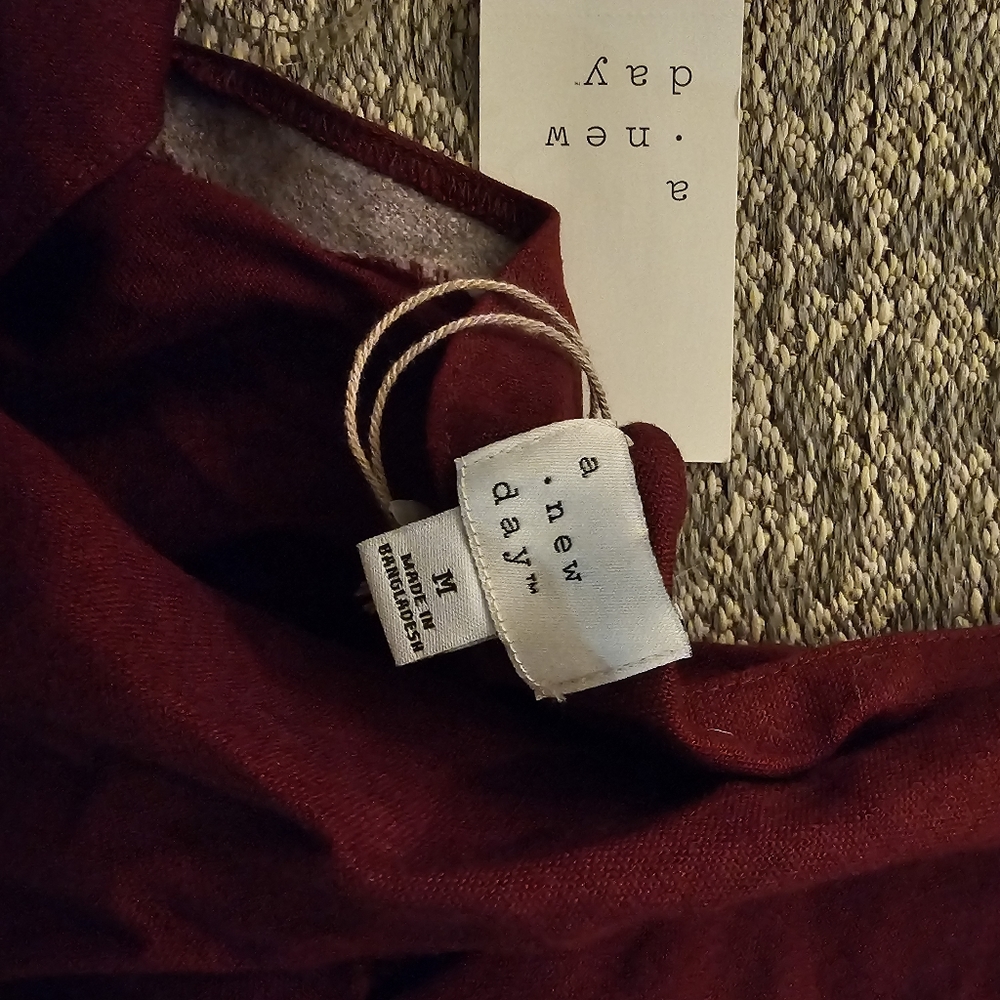 Burgundy dress